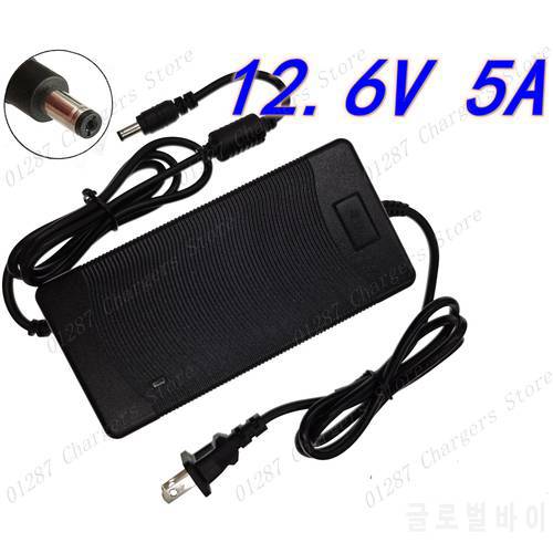 12.6V 5A battery Charger for 18650 Li-ion 3Series 12V Lithium Battery Pack Charger EU/US/UK/AU Plug high quality