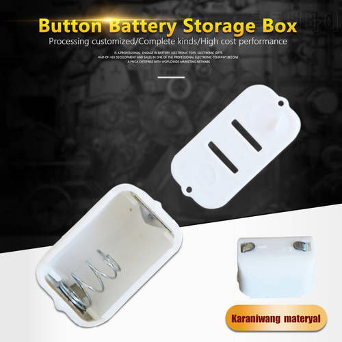 2/5Pcs Small L1154F Battery Case Battery Storage Box for AG13 LR44 Battery Compartment Portable Mini Lightweight Battery Holder