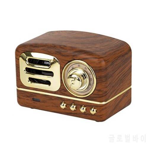 Wireless Speaker 4.1 Chip FM Radio TF Card Micro USB Port Portable Songs Player Stereo Audio Sound for Music Lover Pear Blossom