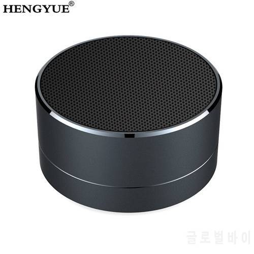 A10 bluetooth speaker metal mini portable speakers subwoof sound with microphone handsfree support TF card FM radio AUX