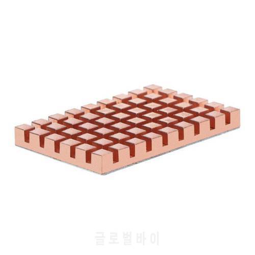 Copper Heatsink and 2/3/4MM Thermally Conductive Adhesive for mSATA 5030 msata3.0 Solid State Disk SSD Radiator Cooler