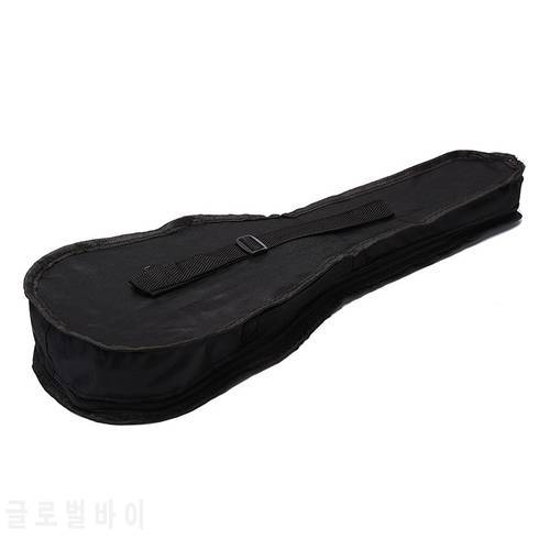 55.5*20cm 21 Inch Black Ukulele Bag Soft Case Bag Single Shoulder Backpack Padded