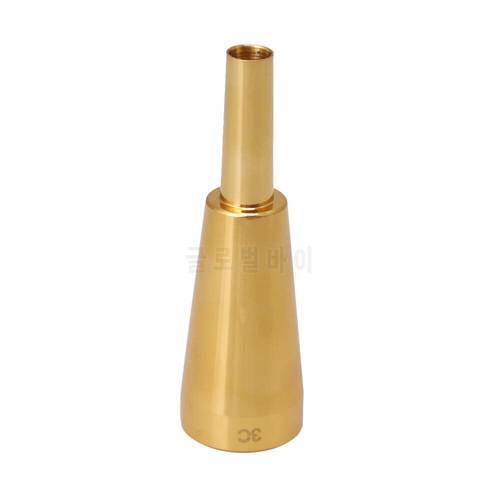 27x87mm Gold Color Metal 3C Trumpet Mouthpiece Replacement Part