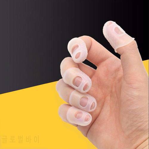5pcs Finger Cover Anti-slip Hands Coat Relief Play Pain Gloves for Ukulele Electric Acoustic Guitar Stringed Musical Instrument