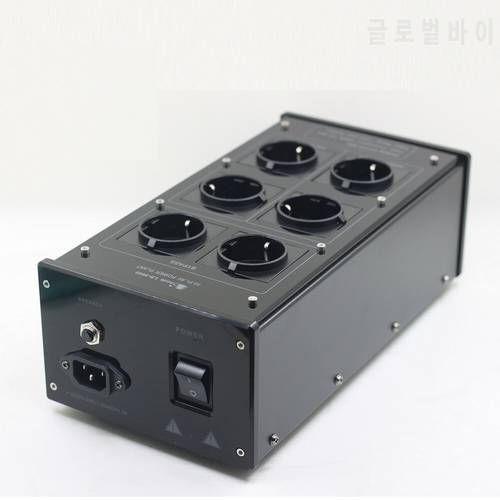 New on Sale Bada LB-5600 Audiophile Power Filter Schuko Socket 3300W 15A Meter Head DIY Amplifier