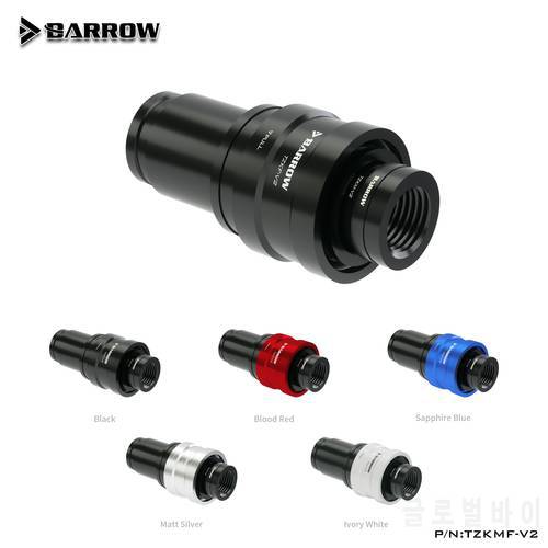 Barrow New Black Waterstop Plug Fitting Female+Male Connector Silver Black Red Kit TZKMF-V2