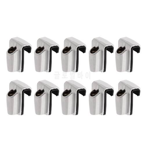 MagiDeal 10 Set OF Zinc Alloy Bass Drum Hooks Strong Enough To Hold Drum
