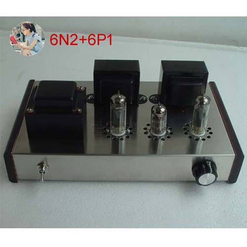 Nobsound Home Affordable Tube Amplifiers DIY Kit 6P1 + 6N2 Stainless Steel Shell Power Output 2 * 4W AC110V/220V