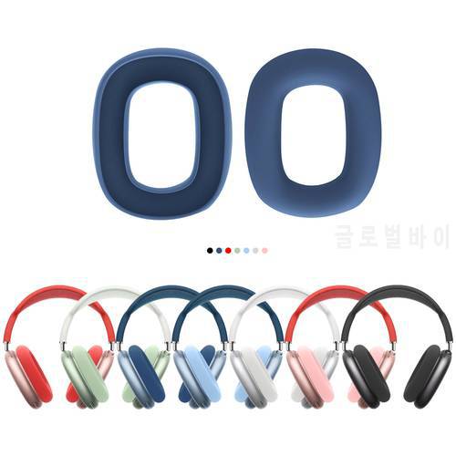 For AirPods Max Replacement Silicone Ear Pads Cushion Cover Headphone EarPads Earmuff Protective Case Sleeve Headset Accessory