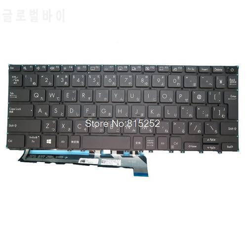 Laptop Keyboard For ASUS B9450FA 9Z.NFQBU.20J 0KN1-AR1JP13 0KNX0-1620JP00 NSK-WS2BU 0J Black NO frame With Backlit Japanese JP