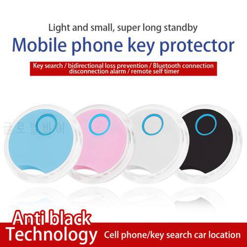 S8 Crystal Round Smart Anti-lost Device Finder New Key Wallet Two-way Search Tracking Location Anti-lost Device For Android/IOS