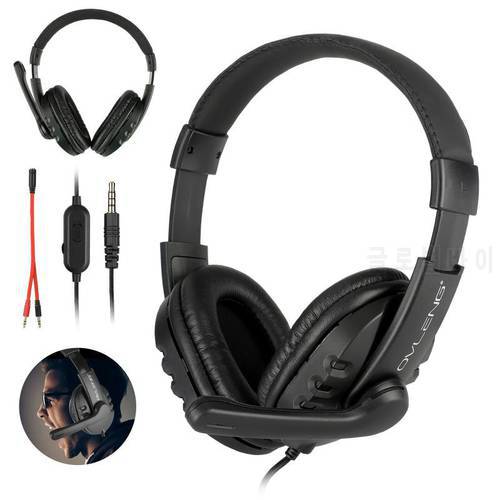 Gaming Headphone Stereo Sound Noise Isolation Smooth Mic And Volume Control Headphone Comfortable And Light Weight Headset