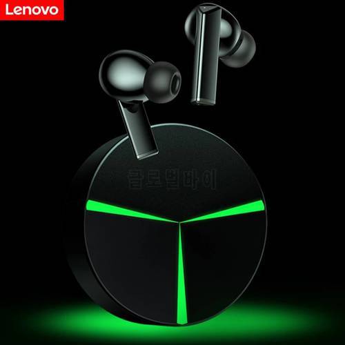 Lenovo GM1 TWS Bluetooth 5.0 Gaming Earphones Charging Box Headsets Wireless Headphone Stereo Waterproof Earbuds With Microphone