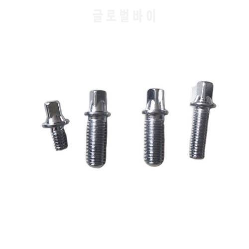 Drum Screw M6 Common Use Standard Outer Square Bolts10.15.20.25.30.35.40.45.50.55MM Drum Bolts Silver Color Drum Screw 20 Pieces