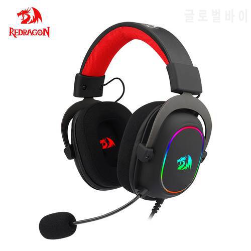 REDRAGON ZEUS X H510 RGB Gaming Headphone Noise cancelling,7.1 USB Surround Compute headset Earphones Microphone for PC PS4