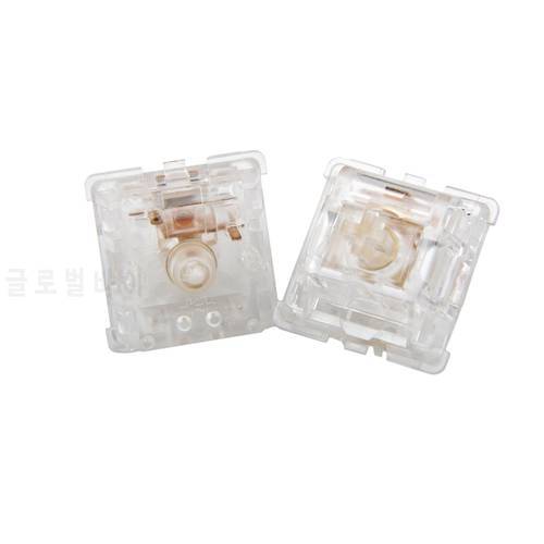 Aqua King Water King Linear Switch 4Pin 5Pin 55g 62g 67g Mx Switch For Mechanical Keyboard Clear Cover