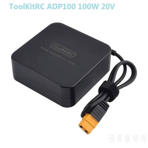 ToolKitRC ADP100 100W 20V Power Supply XT60 Output Adapter for IMax B6 Charger