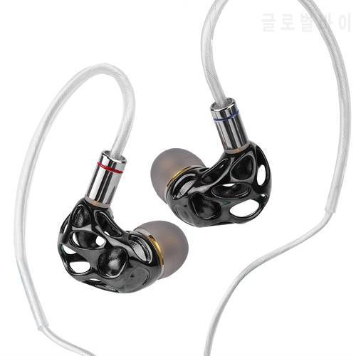 BLON BL-A8 Prometheus HiFi In-ear Earphones with 10mm Dynamic Driver, 3D-Printed Metallic Shell, Detachable 2 Pin Cable