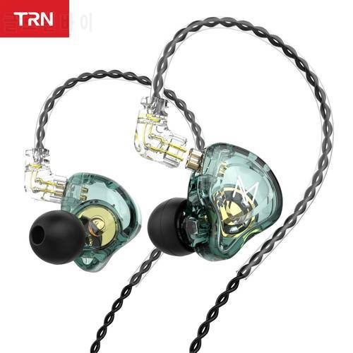 TRN MT1 HIFI In Ear Earphone Bass Dynamic Monitor Earphones Earbud Sport Noise Cancelling Headset KZ EDX ZSN PRO ZSTX M10 TA1