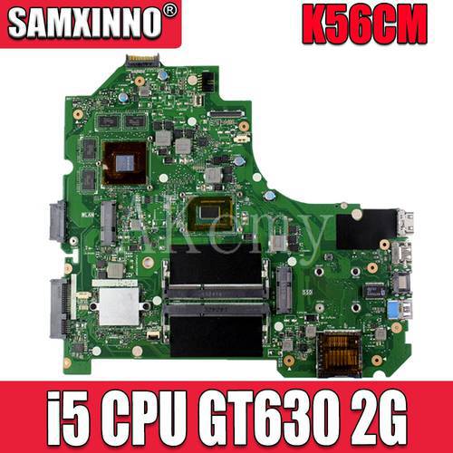 K56CM Motherboard i5 cpu Gt630M/2G For Asus K56CB A56C S550CM S56C S550C laptop Motherboard K56CM Mainboard K56CM Motherboard