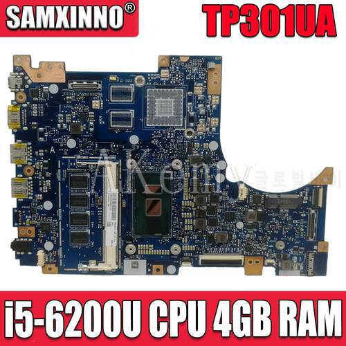 4GB RAM I3 I5 I7 CPU TP301UA original Notebook Mainboard for ASUS TP301U TP301UA TP301UJ Q303UA Laptop Motherboard