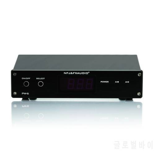 NEW FX-Audio PW-6 Amplificador HIFI Digital Audio Amplifier Switcher Spiltter Selector Crossover 2-Way Speaker Amp Converter