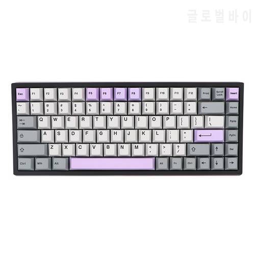 Keypro Muted Cyan Purple 175 keycaps thermal sublimation PBT Keycap mechanical keyboard for gh60 xd60 xd84 87 96 104