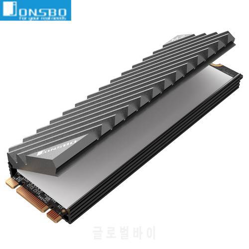 Jonsbo M.2 2280 SSD NVMe Heat Sink M2 2280 Solid State Hard Disk Aluminum Heatsink with Thermal Pad Desktop PC Thermal Gasket