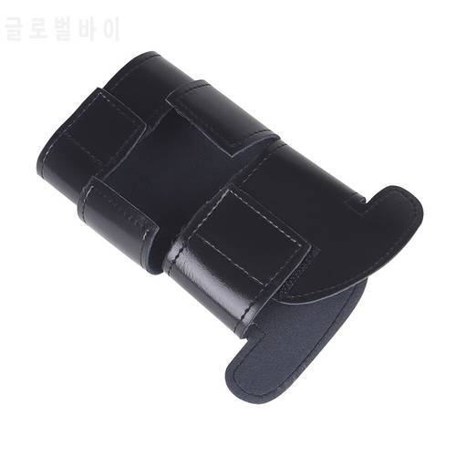 Trumpet Valve Guard PU Leather Protective Sleeve Protector for Trumpet Black
