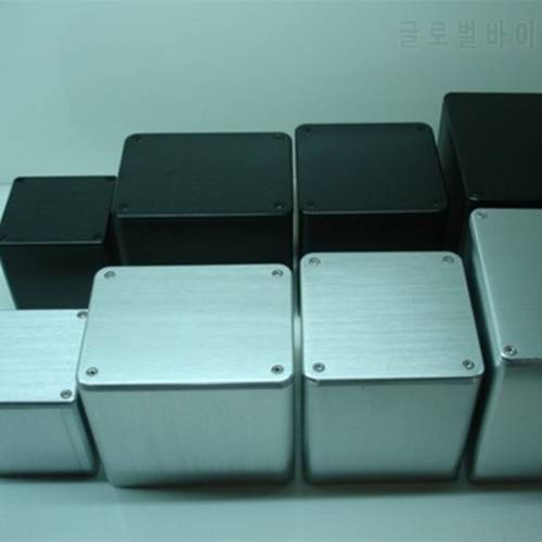 Transformer cover very fine brushed aluminum 110mm* 110mm* high 96mm bright silver