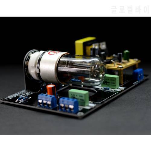 6N8P(6H8C 6SN7) Car Audio DC12V Vacuum Tube Pre-Amplifier HiFi Preamp Board