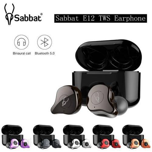 Sabbat E12 ultra TWS wireless Bluetooth in ear sports Bluetooth headset 5.0 auto pairing support aptx hifi headset wireless