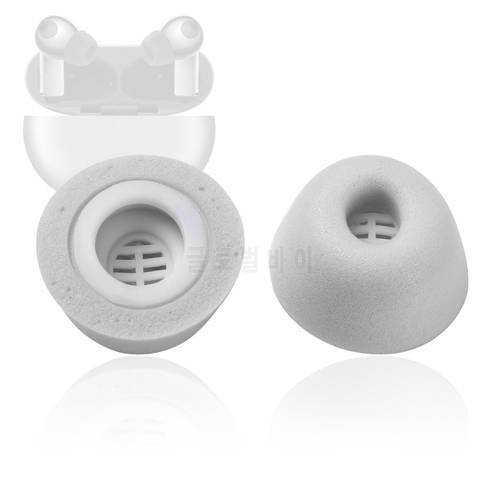 2PCS Memory Foam Ear Tips for HUAWEI Freebuds Pro Eartips VIVO TWS2 Earbuds Tips Anti-Slip Noise Canceling Dust Filter