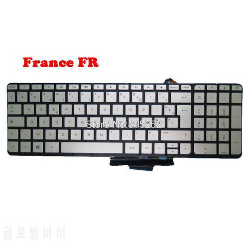 Laptop Keyboard For HP For ENVY 15-U000 15-U001XX 15-U010DX 15-U050CA 15-U110DX 15T-U000 Silver 798954-061 774608-061 776253-001