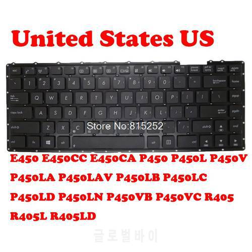 Laptop Keyboard For ASUS E450 E450CC E450CA P450L P450V P450LA P450LAV P450LB P450LC P450LD P450LN P450VB P450VC R405L R405LD UK