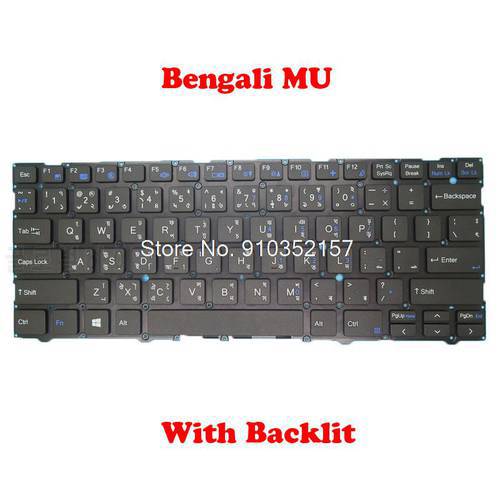 NO Backlit Keyboard For CLEVO CVM19C53MU-430 6-80-L1400-510-1 CVM19C5600-430 6-80-L1403-191-1 CVM19C58SU-4305 6-80-NL410-280-1
