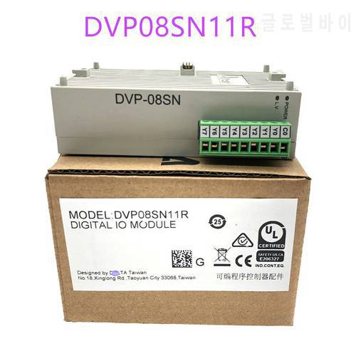 New Original DVP08SN11R PLC Programmable Logic Controller 8 Point 8DO Relay DC Power