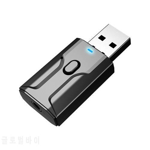 Bluetooth 5.0 Audio Receiver Transmitter Bluetooth 2 IN 1 3.5mm Jack AUX Stereo Music Wireless Adapter For TV Car PC Headphones