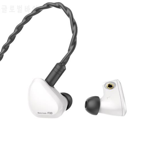 iBasso IT00 dual-chamber graphene moving coil HIFI fever bass in-ear MMCX headphones
