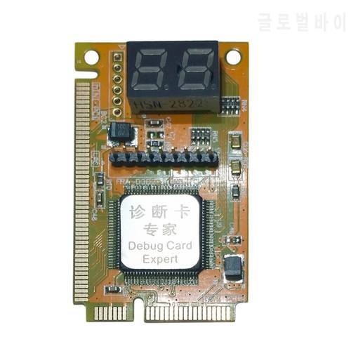 3 in 1 Mini PCI-E LPC PC Analyzer Tester POST Card Test For Notebook Laptop Hexadecimal Character Display