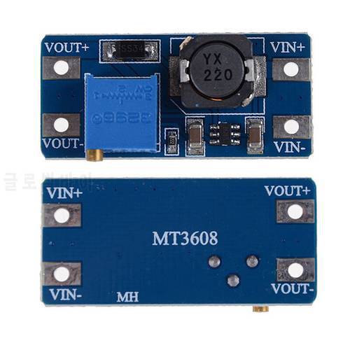 MT3608 DC-DC Step Up Converter Booster Power Supply Netzteil Modul Boost Step-up Board MAX Output 28V 2A