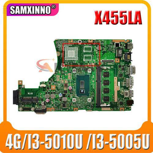 X455LA I3 I5 I7 4th 5th Gen CPU 2G 4G Laptop Motherboard for ASUS X455L X455LJ X455LN A455L F455L K455L X454L Notebook Mainboard