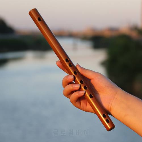 Non-membrane Bamboo Flute Professional Musical Instrument Ancient Japanese Korean Style Short Flute Piccolo 1pc
