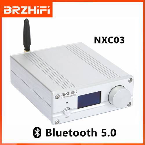 BRZHIFI Audio Decoder ES9038Q2M DAC XMOS XU208 PCM384KHZ 32Bit DSD256 HiFi Stereo COAX RCA USB Bluetooth Decoding Fro CD PC