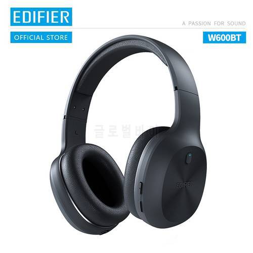 EDIFIER W600BT Wireless Bluetooth Headphone Bluetooth 5.1 up to 30hrs Playback Time 40mm Drivers Hands-Free Headset Dual Connect