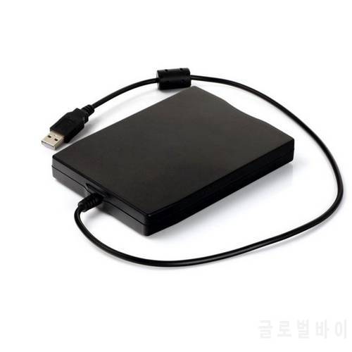 3.5 inch 1.44MB FDD Black USB Portable External Interface Floppy Disk FDD External USB Floppy Drive for Laptop