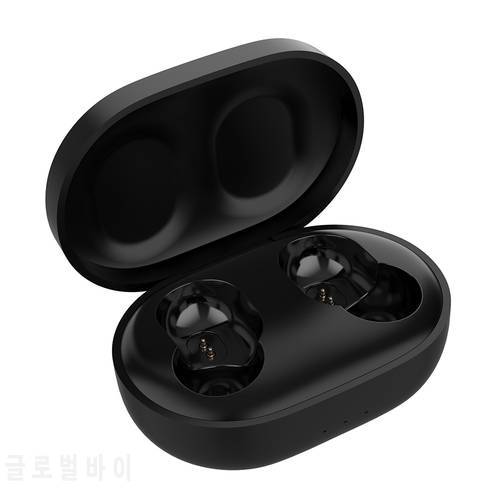 1Pcs 300mAh Wireless Earphones Charging Case with USB Cable for Xiaomi Redmi AirDots TWS Earbuds Earphones Accessories Black