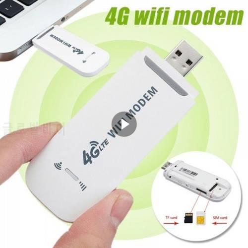 4G LTE WIFI Wireless USB Dongle Stick Mobile Broadband SIM Card Modem Wireless Router Portable Universal 1000Mbps Router Adaptor