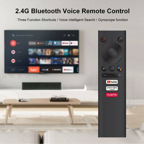 BT Wireless Remote Control for Google Certified TV Box With Shortcuts Youtube Prime Video Controller for Mecool KM3 KM9PRO KM1