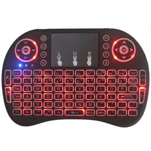 2.4G wireless English Keyboard mini UKB-500 Mouse Multi-Media Remote Control Touchpad Handheld Keyboard for TV box for mini pc